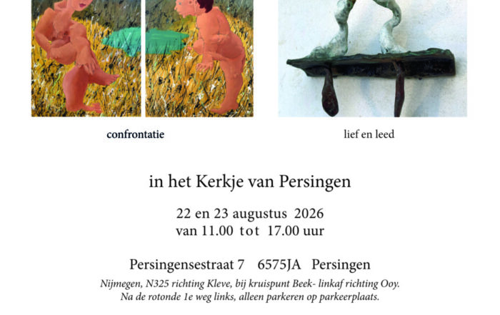 22 en 23 augustus 2026 expositie in kerkje van persingen